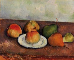 cezanne still life plate and fruit2