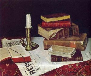 still life with books and candle 1890.jpglarge